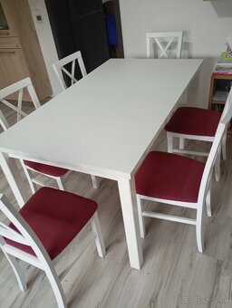 Jedálenský stôl a 6 ks stolička - 5