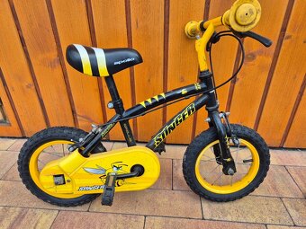 Detsky bicykel s pom. kolieskami - 5
