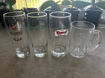 Staré pivové poháre a krígle 0,5litra - 5