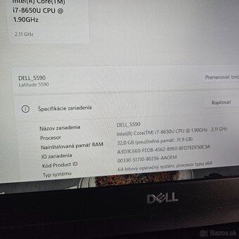 Kvalitný notebook DELL Latitude 5590 - 5