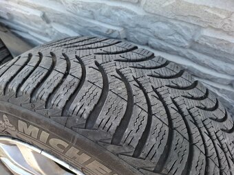 Alu disky 5x112 R16 Mercedes + 205/55 R16 zimné pneumatiky - 5