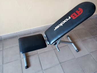 Nastaviteľná skladacia lavička aj na brucho AB-ROCKER - NOVÁ - 5