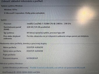 Notebook 13,3" FUJITSU.Intel i7-3520M 2x2,90GHz.240gb - 5