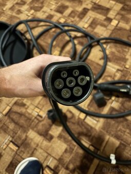 predám nabíjací kábel type2 na EV 22kW 7,5m - 5