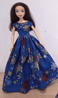 Barbie -vianocne šaty pre Barbie - 5