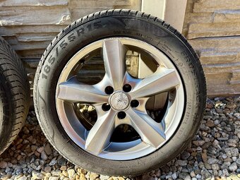 Komplet zimná sada alu na Škoda,Vw,Seat - 5x100 185/55 R15.. - 5