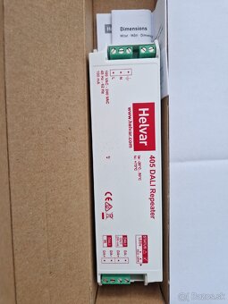 Helvar DALI prvky repeater, power relay a controlor - 5