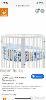 Stokke postielka +prebalovaci pult - 5