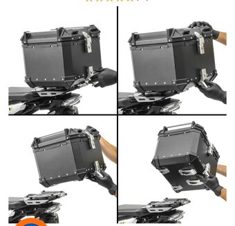 Topcase hliníkový 65L,alu kufor - 5