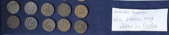 Zbierka mincí - Rakúsko Uhorsko prvá a druhá emisia - upr - 5