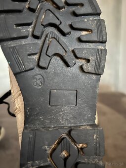 Dievčenské kožené topánky veľ.33 - 5