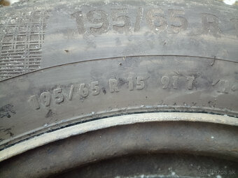 195/65 R15 zimné 4x108 disky - 5