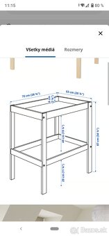 Predám prebaľovací stôl - 5