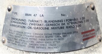 Benzínová vŕtačka Atlas Copco Cobra BBM 47 LA - 5