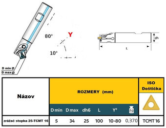 Zrážač hrán s nastaviteľným uhlom 10 až 80 stupňov (fréza) - 5