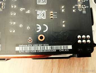 Na opravu - MSI GTX 1060KARTA JE NA OPRAVU/NÁHRADN 6GB OCV1 - 5