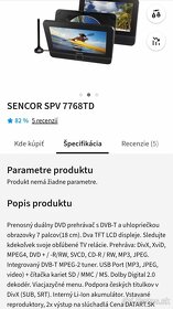 Sencor SPV7768TD - DVD prehrávač s digitálnym TV tunerom - 5