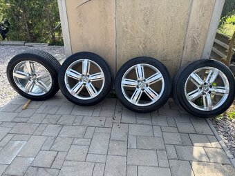 Chrómové Alu disky Volkswagen penu 275/45R20 Dunlop - 5