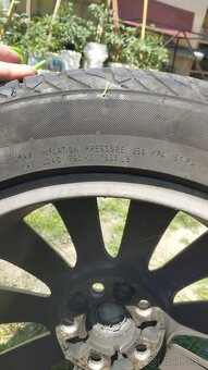 Hliníkové disky s letnými pneumatikami 225/50/17 - 5