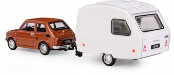 Fiat 126 + Niewiadow N250C 1:43 colorfull - 5