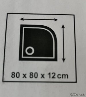 Sprchovy kút - vanička 80x80 a 90x90 - 5