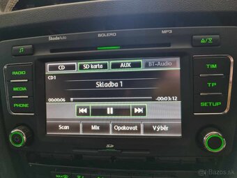 PREDAM AUTORADIO ŠKODA BOLERO dotykové - 5