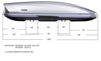 Strešný box Thule XXL - 5