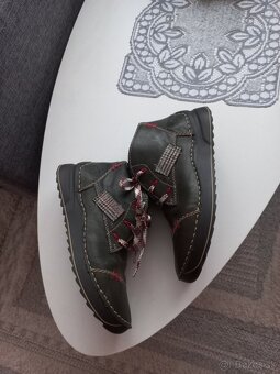 Damske RIEKERc38 topanky zelene - 5