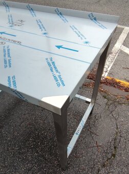 Kuchynské stoly, pracovný nerezový gastro nábytok - 5