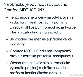 Odvlhčovač vzduchu 40m2 - 5