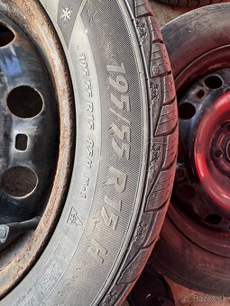 R15 zimná sada ŠKODA FABIA rozteč 5x100 195/55R15 - 5