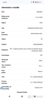 VW golf V 1.4 16v ,55kw - 5
