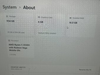 ACER NITRO - AMD R5, 16GB RAM, 1TB SSD, NVIDIA - 5