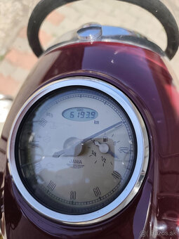 Jawa 300CL , plexi , ťažné , kufor, brašne - 5