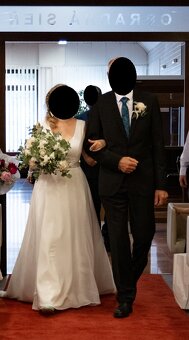 Svadobné šaty zn. Bianco Evento - 5