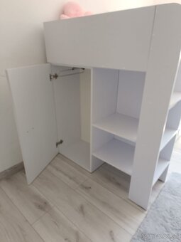 Detská poschodová posteľ s písacím stolíkom - 5
