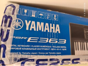 Predám digital keyboard YAMAHA PSR-E363 - 5