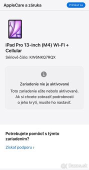 Nový nerozbalený iPad Pro 13" M4 Wi-Fi + Cellular 256GB - 5
