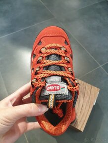Detské kožené topánky Olang Sole oranžové  veľ. 29 NOVE - 5