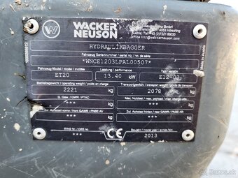 Minirýpadlo Wacker Neuson ET20 VDS - 5