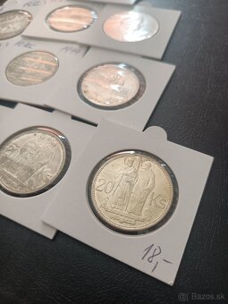 Strieborné mince 1.Csr a Slovenský štát - 5