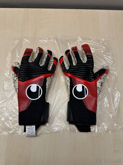 Brankárske futbalové rukavice-Uhlsport Powerline Sprgrp+Fs - 5