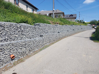 Gabion, Gabiony, Ploty z gabionov, Gabionové oporné múry - 5