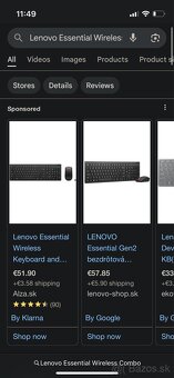 PREDANÉ Lenovo Essential Wireless Keyboard & Mouse Gen2 - 5