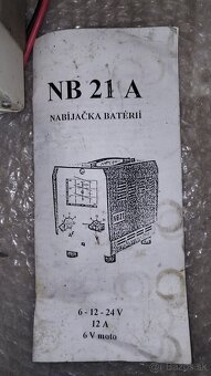 Predám nabíjačku NB 21 A na autobatérie - 5