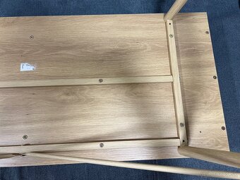 Písací stôl LINDVED – farba prírodného duba - 5