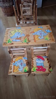 Drevené detské sedenie - 5