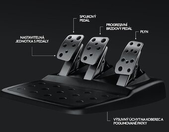 Volant Logitech G29 Driving Force pre PS3, PS4, PS5, PC + pe - 5