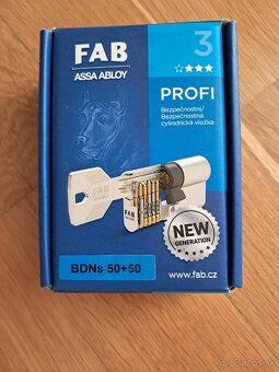 Cylindricka bezpečnostná vložka FAB ☆☆☆ - 5