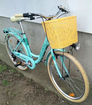 Dámsky mestský bicykel s košíkom - 5